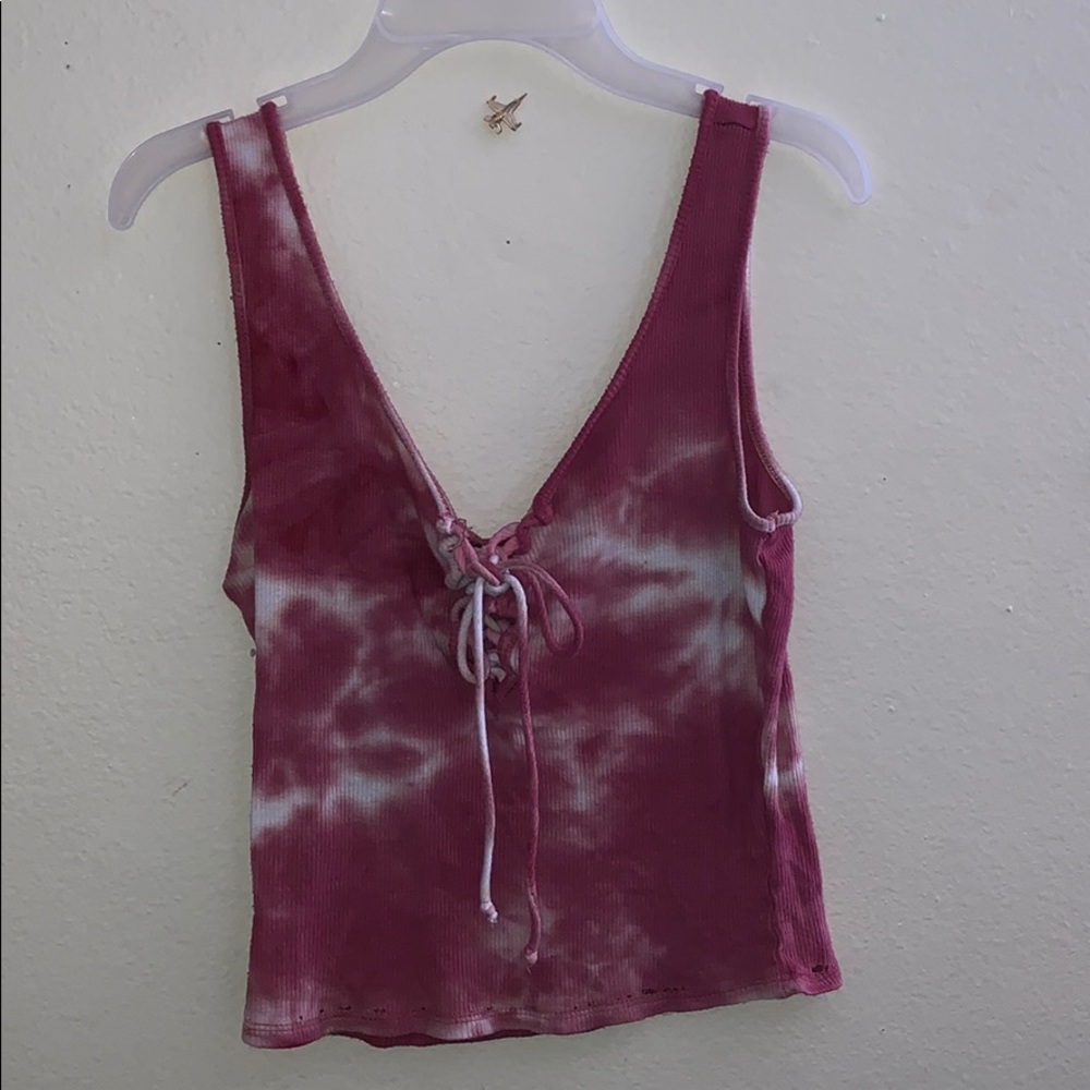 Tie-dye crop top